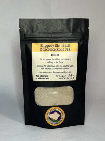 Slippery Elm Bark & Licorice Root Tea